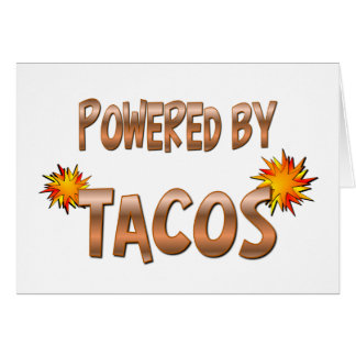Tacoen driver hälsningskort