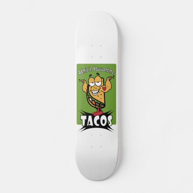 Tacograbb Mini Skateboard Bräda 18,5 Cm (Framsida)