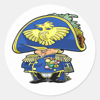 Tacoleon Tinyhand Runt Klistermärke