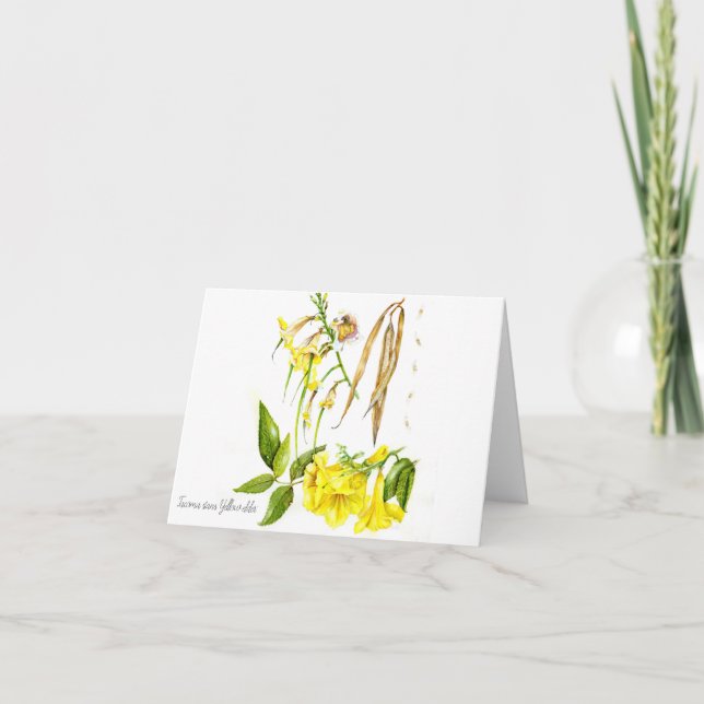 Tacoma "Gult-äldre" Tack Kort (Framsida)