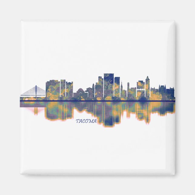 Tacoma Skyline Magnet (Framsidan)