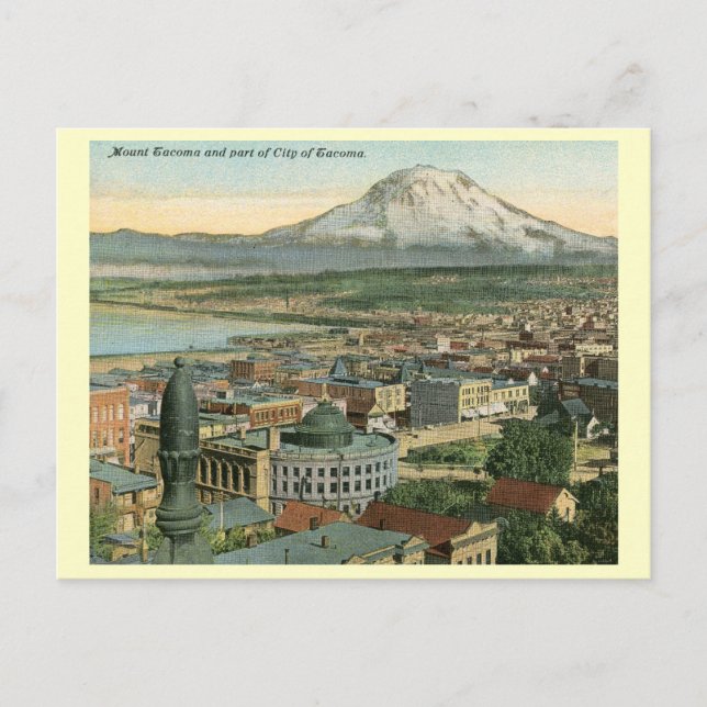  Tacoma, Vintagen Washington 1911 Vykort (Framsida)