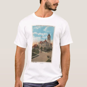 Tacoma WA - beskåda av den Pierce County Tee Shirt