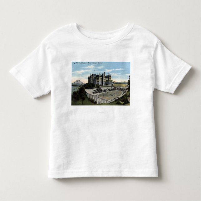 Tacoma Washington - beskåda av högstadiet T-shirt (Framsida)
