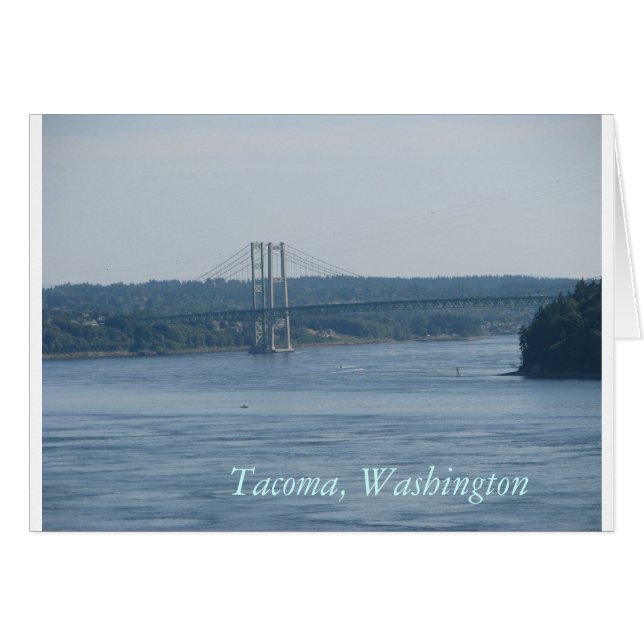 Tacoma, Washington Hälsningskort (Framsidan Horizontal)