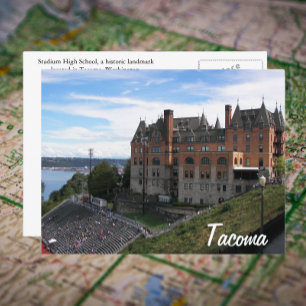 Tacoma, Washington Historic Landmark Travel Vykort