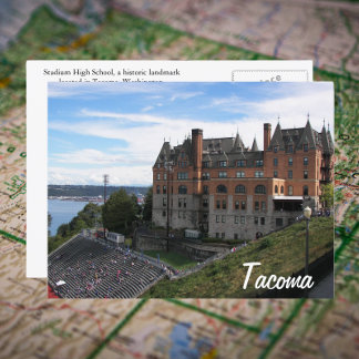 Tacoma, Washington Historic Landmark Travel Vykort