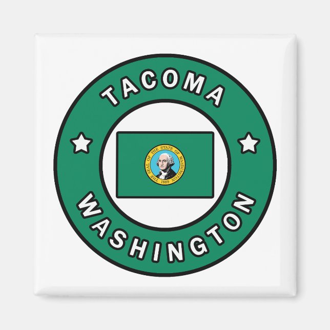 Tacoma Washington Magnet (Framsidan)