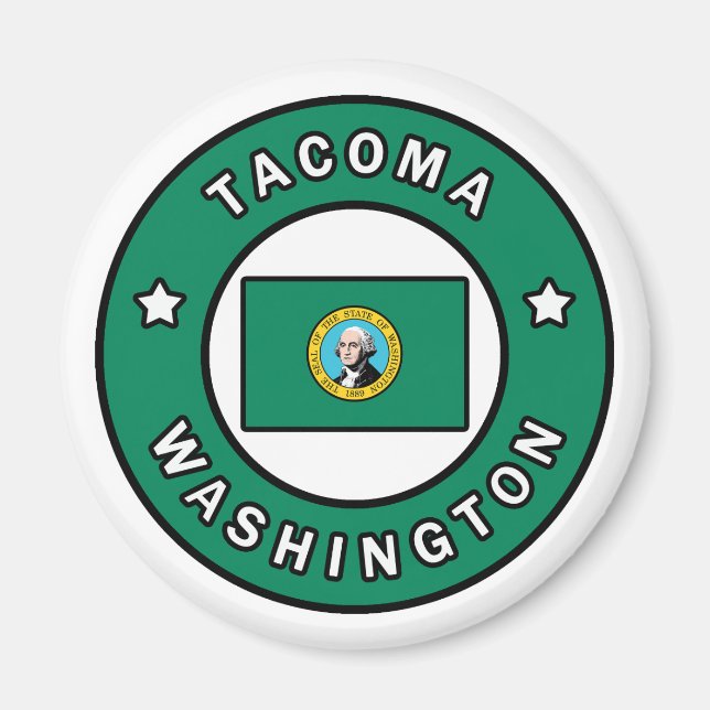 Tacoma Washington Magnet (Framsidan)