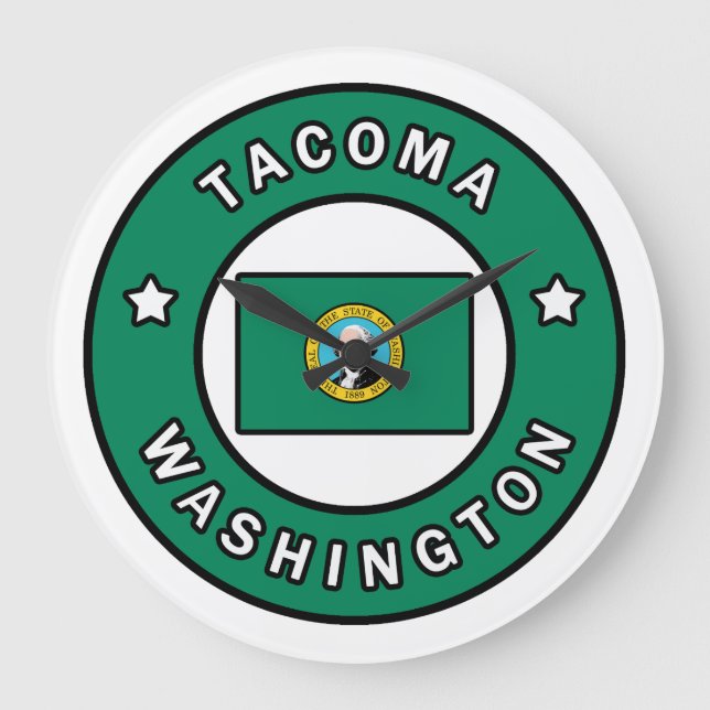 Tacoma Washington Stor Klocka (Framsida)