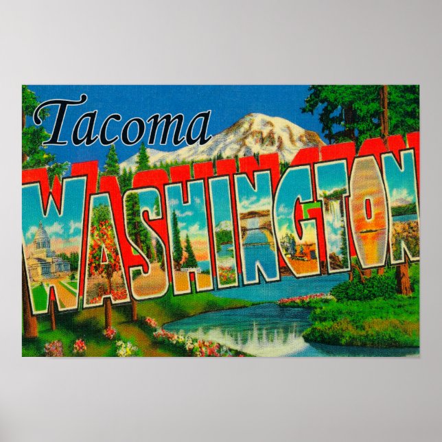 Tacoma, Washington - Stora Brev Scenes 2 Poster (Framsidan)