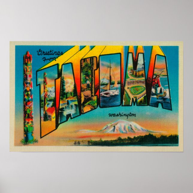 Tacoma, Washington - Stora Brev Scenes Poster (Framsidan)