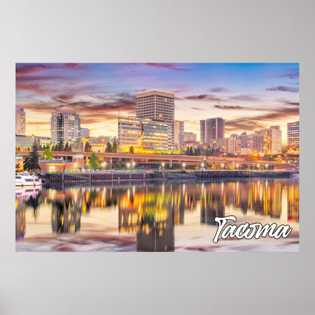 Tacoma, Washington, USA Poster (Framsidan)
