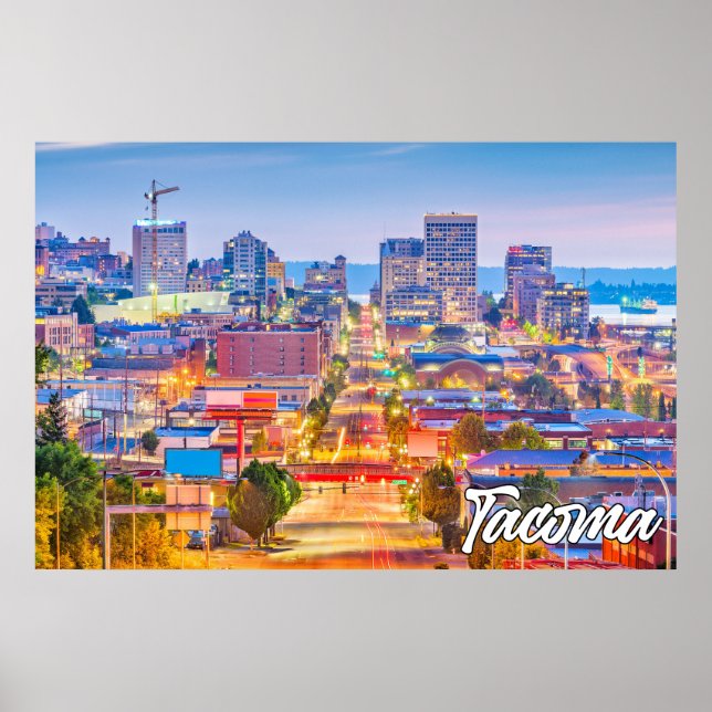 Tacoma, Washington, USA Poster (Framsidan)