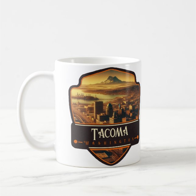 Tacoma, Washington| Vintage Kaffemugg (Vänster)