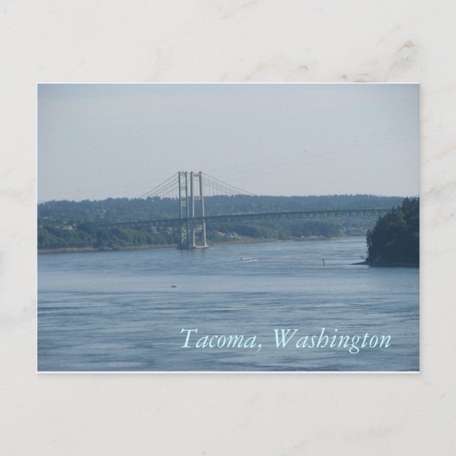 Tacoma, Washington Vykort (Framsida)
