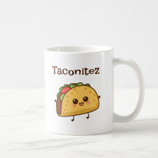 Taconitez Taco Mug – Cute Kawaii Food Cup Kaffemugg