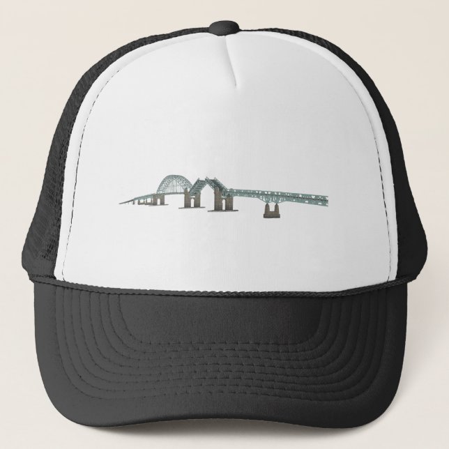 Tacony Palmyra Bridge: 3D-modell: Keps (Framsida)