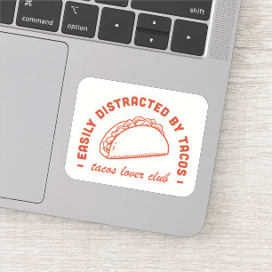 Tacos älskare klubb klistermärken