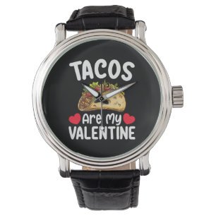Tacos Är Min Alla Hjärtans Dag Rolig Matmatador Armbandsur