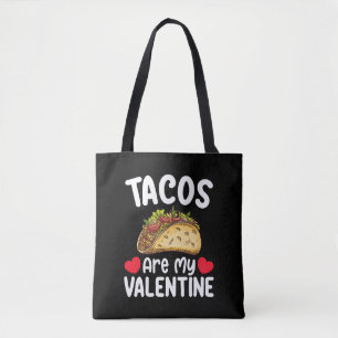 Tacos Är Min Alla Hjärtans Dag Rolig Matmatador Tygkasse