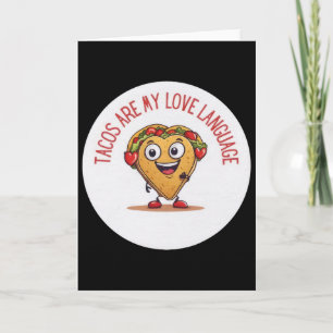 Tacos är mitt kärleksspråk Roligt mexikanskt Alla Kort