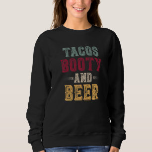 Tacos-Booty och Coola av öl - Party-bidrag, som är T Shirt