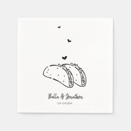 Tacos Bröllop Napkin Pappersservett