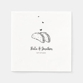 Tacos Bröllop Napkin Pappersservett