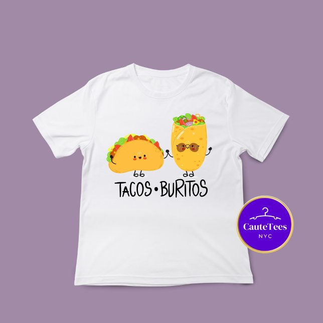 Tacos & Burritos Foodie T-Shirt (Skapare uppladdad)