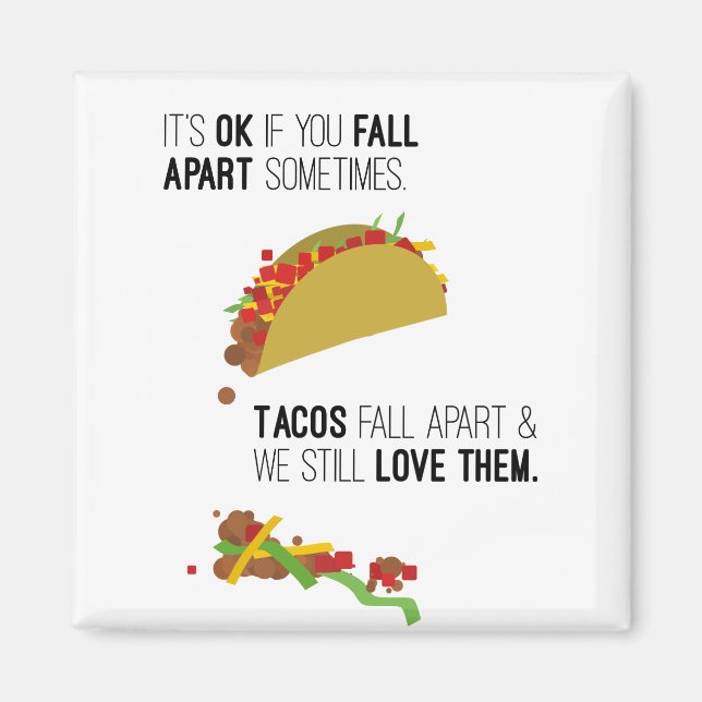 Tacos delas upp magnet (Framsidan)