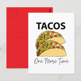 Tacos En gång till Mexikanska livsmedelsTaco Vykort