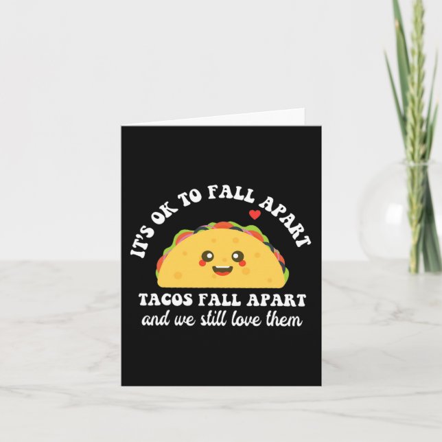 Tacos faller sönder Vi Kärlekar fortfarande deras  Kort (Framsida)