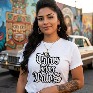 Tacos före Vatos Rollig T-shirt