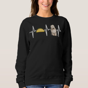 Tacos Gamla engelska Sheepdog Heartslag Hund T Shirt
