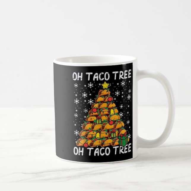 Tacos julgran rolig jul matlagningsentusiast mexik kaffemugg (Höger)