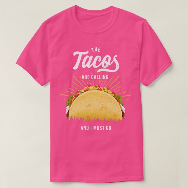 Tacos kallar mig för mig t shirt (Design framsida)