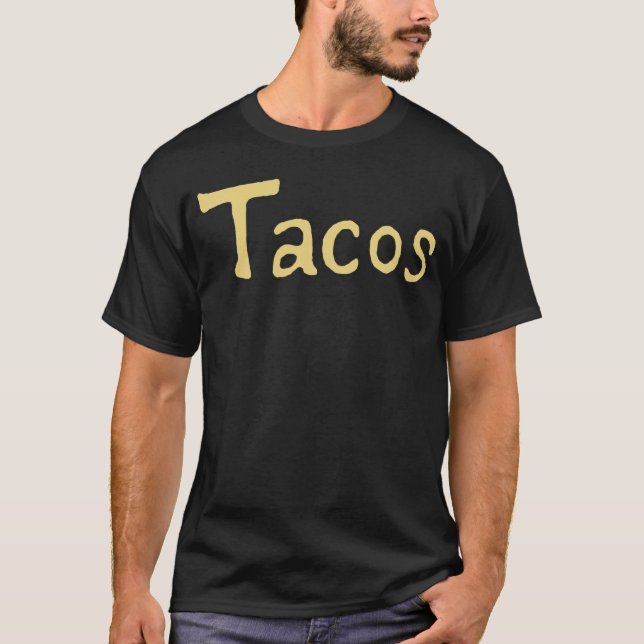 Tacos Krillinacos present T Shirt (Framsida)