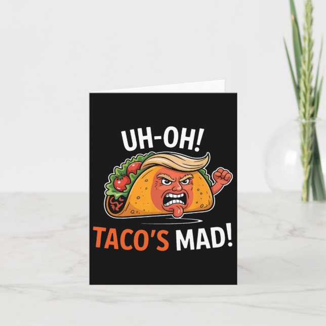 Taco's Mad! - Orange-inför-trumpitprogram Kort (Framsida)