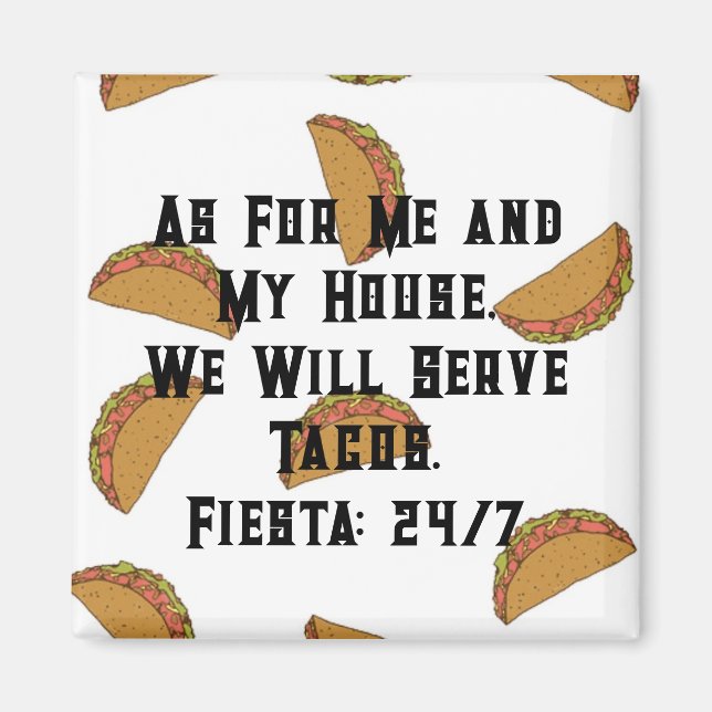Tacos Magnet (Framsidan)