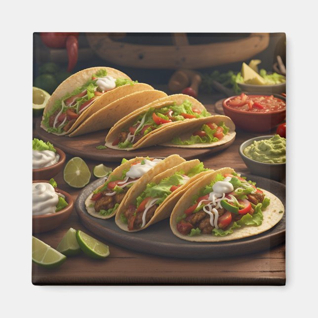 Tacos Magnet (Framsidan)