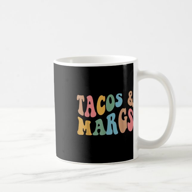 Tacos och Margs Funny Cinco de Mayo Mexican Fiesta Kaffemugg (Höger)