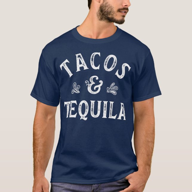 Tacos och Tequila Cinco de Mayo Manar Women T Shirt (Framsida)
