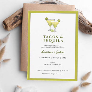 Tacos och Tequila par dusch Inbjudningar