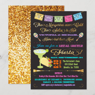 Tacos och Tequila Par Möhippa Fiesta Inbjudningar