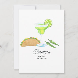 Tacos och Tequila Tack Kort