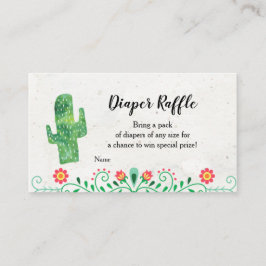 Tacos och Tutus Diaper Raffle-höljeskort Tilläggskort