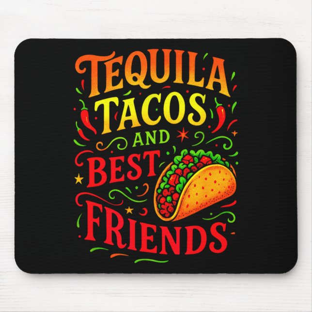 Tacos och vänner - cinco mayo kul  musmatta (Framsidan)