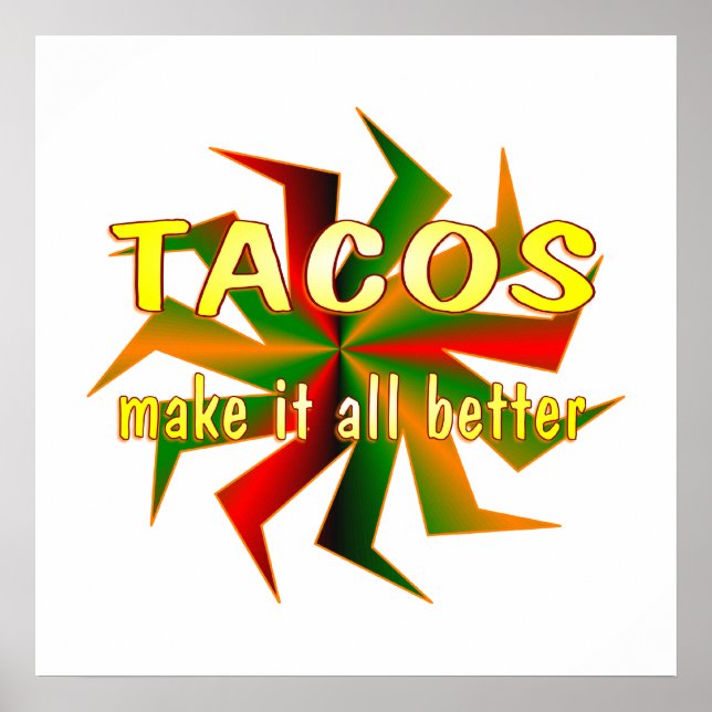 Tacos Poster (Framsidan)