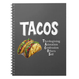 TACOS Prayer-anteckningsbok Anteckningsbok
